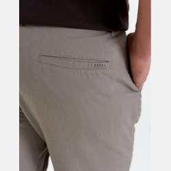 LNIANE SPODENKI męskie, WIĄZANE Z KIESZENIAMI, casual BEŻOWE